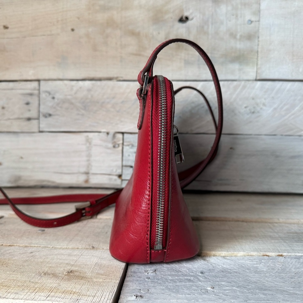 HOBO Red Leather Crossbody Bag - Picture 2 of 10